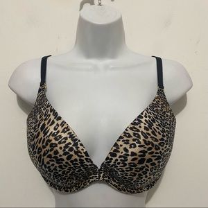 RARE Victoria's Secret Leopard Print Air Push-Up Bra Size 36D